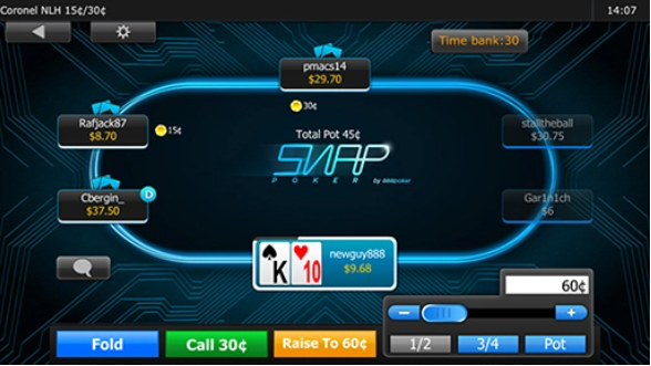 नो डाउनलोड पोकर रूम्स
